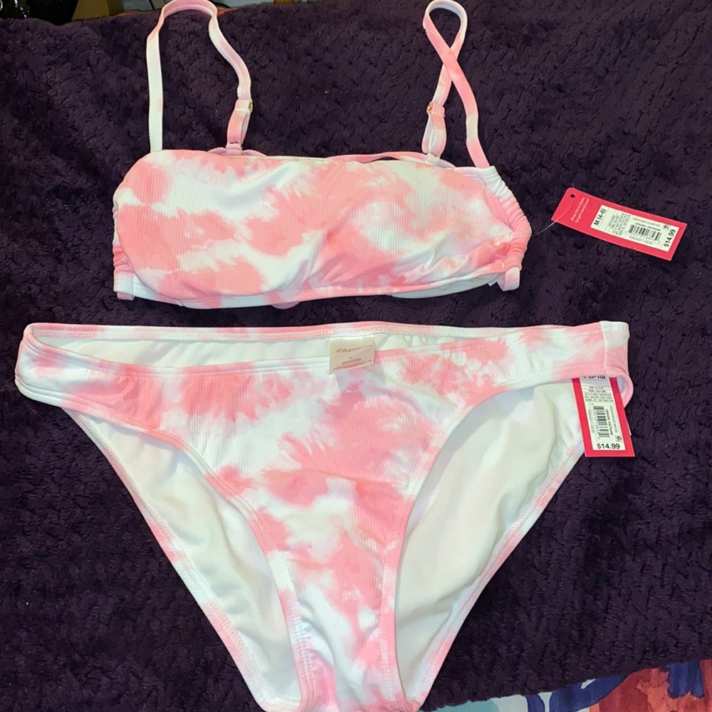 Pink tiedye bikini